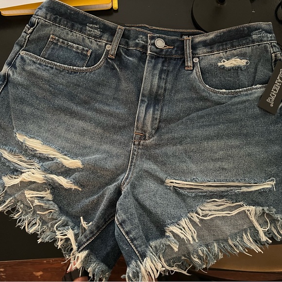 BLANKNYC The Barrow Vintage High Rise Jean Shorts